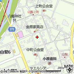 静岡県袋井市上山梨1513周辺の地図