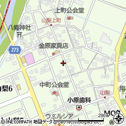 静岡県袋井市上山梨1512周辺の地図