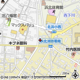 浜松市　浜北医師会周辺の地図