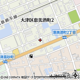 兵庫県姫路市大津区恵美酒町2丁目74周辺の地図