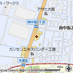 大阪トヨペット　枚方香里店周辺の地図