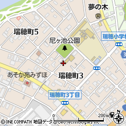 兵庫県伊丹市瑞穂町周辺の地図