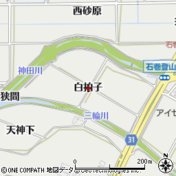愛知県豊橋市石巻本町白拍子周辺の地図