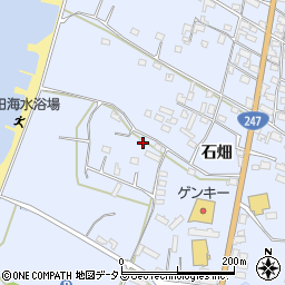 愛知県知多郡美浜町奥田石畑276-2周辺の地図