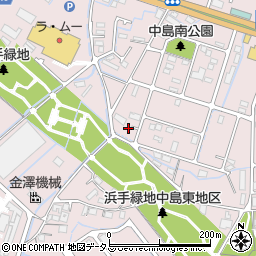兵庫県姫路市飾磨区中島508-6周辺の地図