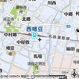 愛知県西尾市西幡豆町高久周辺の地図