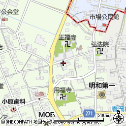 静岡県袋井市上山梨987周辺の地図