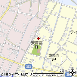 静岡県浜松市浜名区善地8周辺の地図