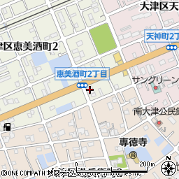 兵庫県姫路市大津区恵美酒町2丁目15周辺の地図
