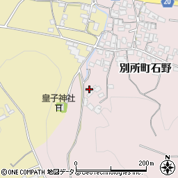兵庫県三木市別所町石野919周辺の地図