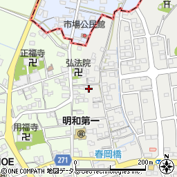 静岡県袋井市春岡210周辺の地図