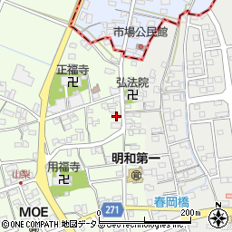 静岡県袋井市上山梨942-1周辺の地図