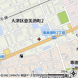 兵庫県姫路市大津区恵美酒町2丁目54周辺の地図