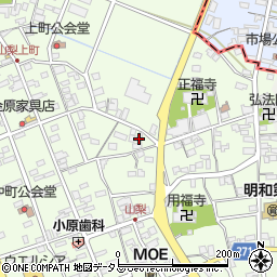 静岡県袋井市上山梨981周辺の地図