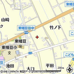 愛知県西尾市東幡豆町田中周辺の地図