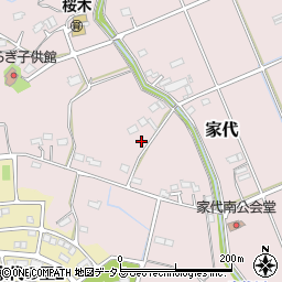 静岡県掛川市家代1816周辺の地図