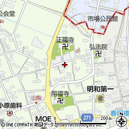 静岡県袋井市上山梨987-1周辺の地図