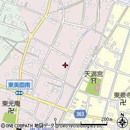 静岡県浜松市浜名区東美薗228周辺の地図