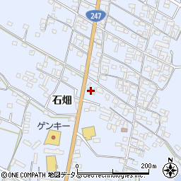 愛知県知多郡美浜町奥田石畑195周辺の地図