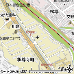 大阪府枚方市釈尊寺町28-10周辺の地図