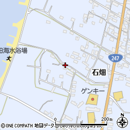 愛知県知多郡美浜町奥田石畑276周辺の地図