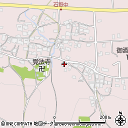 兵庫県三木市別所町石野933周辺の地図
