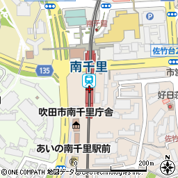 南千里駅 大阪府吹田市 駅 路線図から地図を検索 マピオン