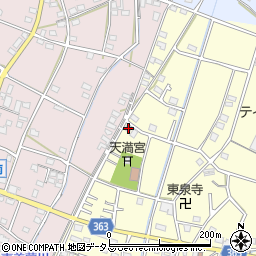 静岡県浜松市浜名区善地7周辺の地図