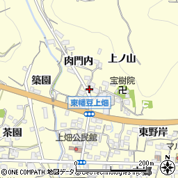 愛知県西尾市東幡豆町肉門内10周辺の地図
