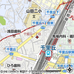 買取専門店大吉千里丘店周辺の地図