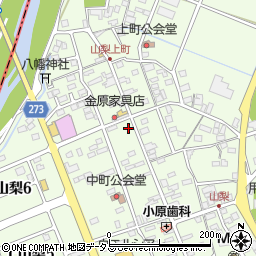 静岡県袋井市上山梨1515周辺の地図