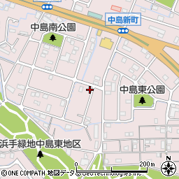 兵庫県姫路市飾磨区中島3075周辺の地図