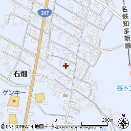 愛知県知多郡美浜町奥田石畑77周辺の地図