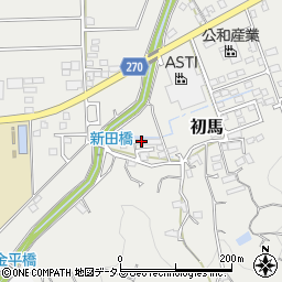 静岡県掛川市初馬165周辺の地図