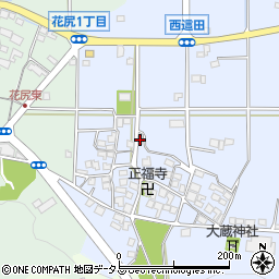 兵庫県三木市別所町西這田184周辺の地図