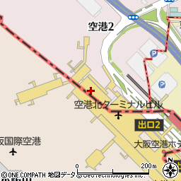 日産レンタカー大阪空港店周辺の地図