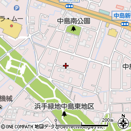 兵庫県姫路市飾磨区中島3093周辺の地図