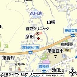 愛知県西尾市東幡豆町彦田前周辺の地図