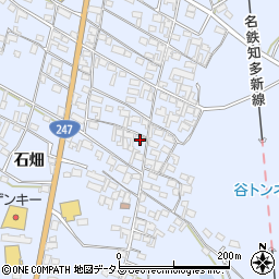 愛知県知多郡美浜町奥田石畑73周辺の地図