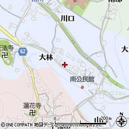 京都府相楽郡和束町南大林周辺の地図