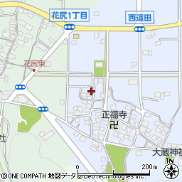 兵庫県三木市別所町西這田182周辺の地図