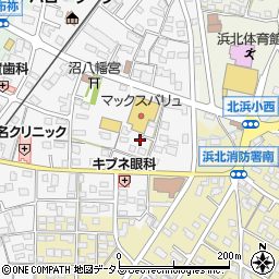 静岡県浜松市浜名区沼162-2周辺の地図