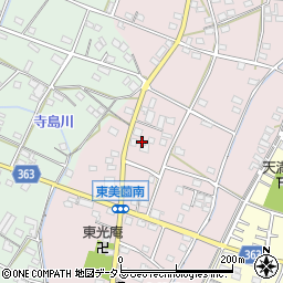 静岡県浜松市浜名区東美薗178周辺の地図