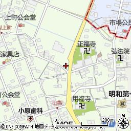 静岡県袋井市上山梨984周辺の地図