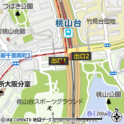 私のお針箱　桃山台駅前店周辺の地図