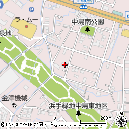 兵庫県姫路市飾磨区中島509周辺の地図