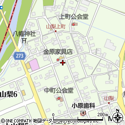 静岡県袋井市上山梨1516-1周辺の地図