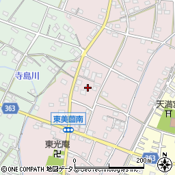 静岡県浜松市浜名区東美薗181周辺の地図