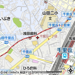 大阪北摂法律事務所周辺の地図