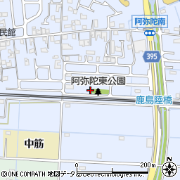 兵庫県高砂市阿弥陀町阿弥陀1302周辺の地図